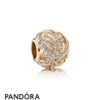 Pandora Sparkling Paves Charms Sparkling Love Knot Charm 14K